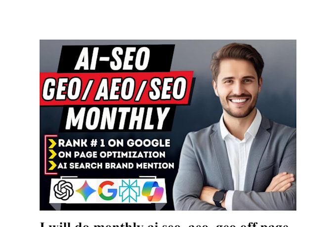 do monthly ai seo, aeo ,geo off page backlinks building for local google ranking